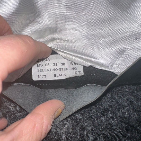 Selentino Sterling 100% fur felt fedora hat - Size 7 1/8 - Picture 9 of 15